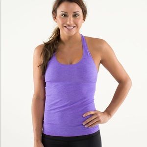 Lululemon Ebb and Flow Purple Tank 2/XS